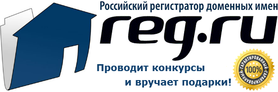 Российский регистратор доменных имен reg.ru проводит конкурсы и вручает подарки